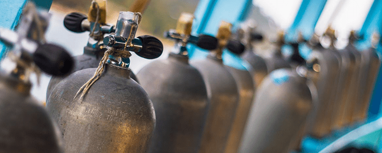 Газовые баллоны в Октябрьской